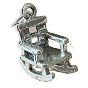 Last one! ROCKING CHAIR Sterling silver pendant artisan NEW